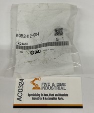 SMC KQB2H12-G04 One-Touch Push to Connect Fitting, G-Thread 