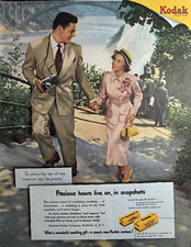 1950 Kodak Film Verichrome Eastman Rochester NY Pictures VTG Print Ad
