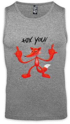 Fox You Herren Tank Top Fuchs Fox Geek Nerd FCK Games Games Gaming Computer