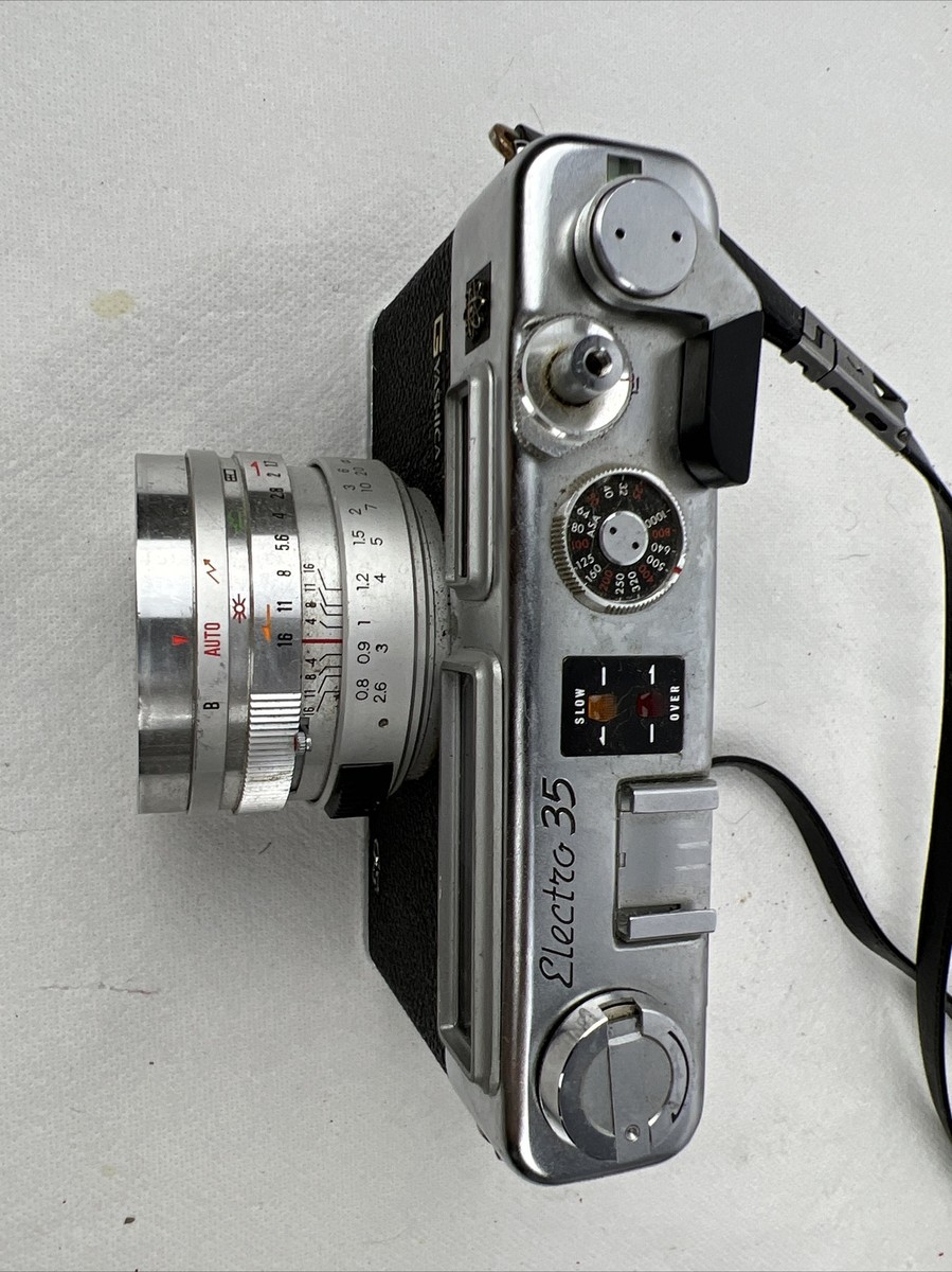 Yashica Electro 35 GS 35mm Rangefinder Film Camera UnTested