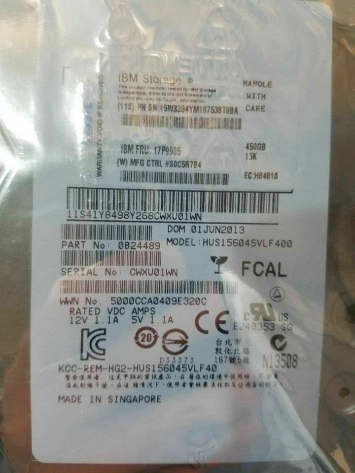 IBM 17P9905 450GB 15K UR - Bild 2 von 2