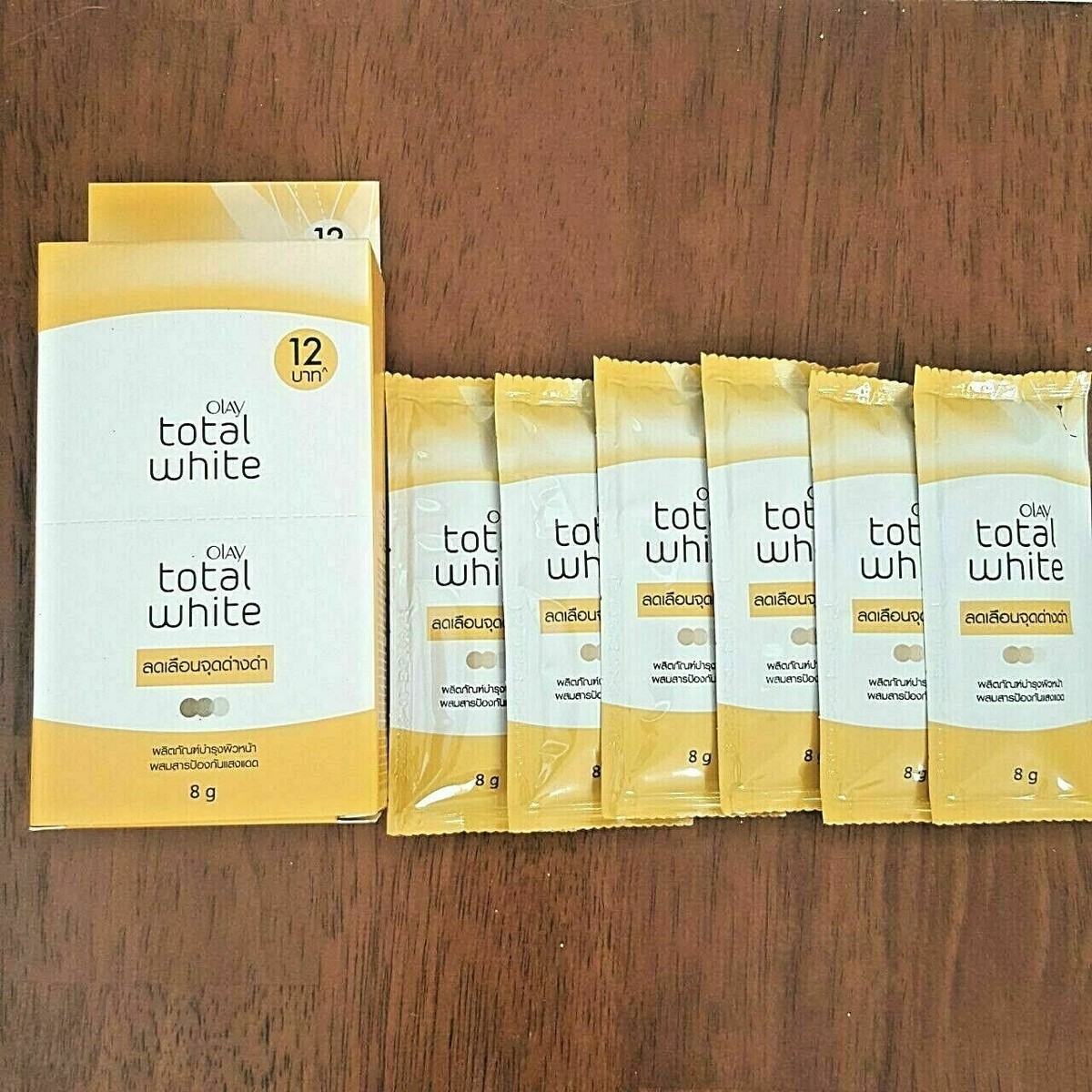 12 x Olay Total Bright Cream 8g Spot Fade Dark Mark Acne Care