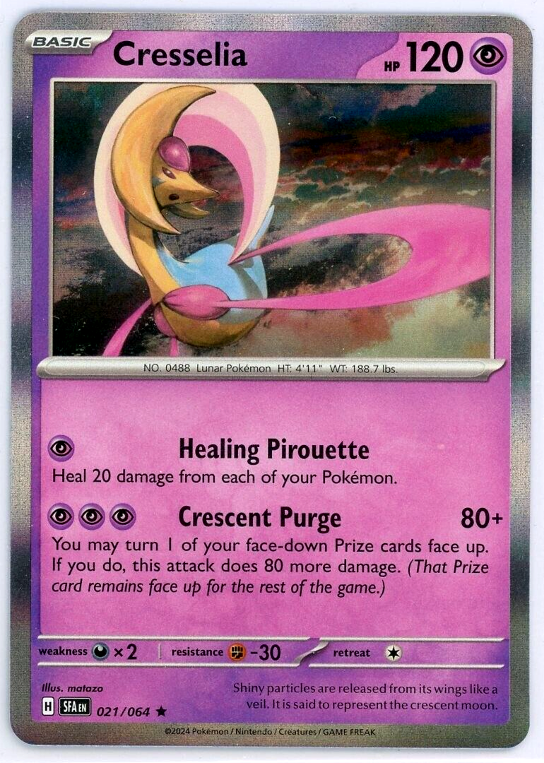 Pokemon TCG Cresselia 021/064 Sv: Shrouded Fable Holo Rare | eBay