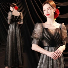 Noble Evening Formal Party Ball Gown Prom Bridesmaid Host Acting Dress TSJY18828