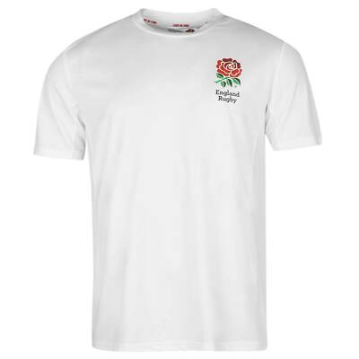Men's England Rugby T Shirt Short Sleeve Six Nations Breathable Sports  Sizes UK