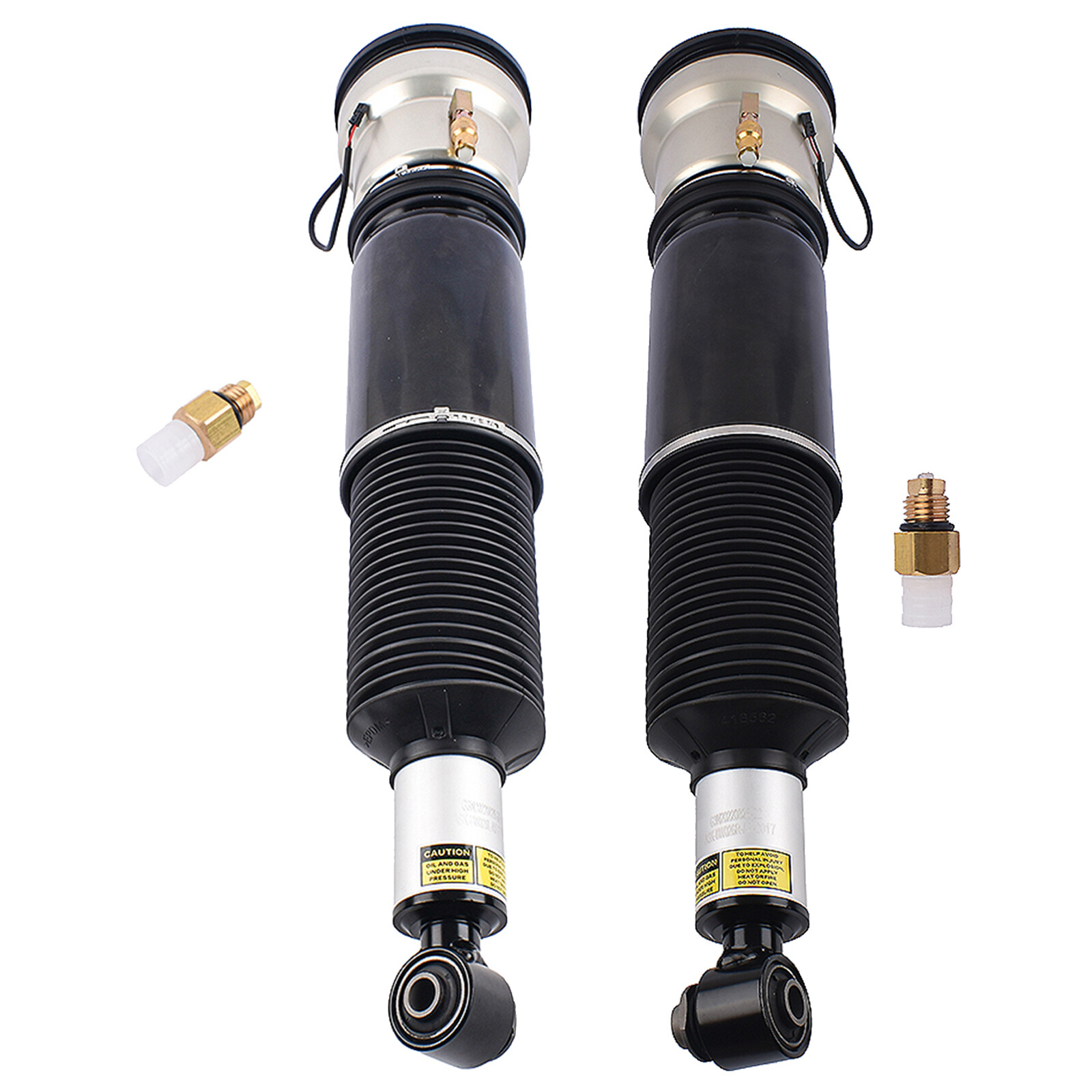 Pair Rear Air Suspension Struts For 03-16 Rolls-Royce Phantom 37106785171/2