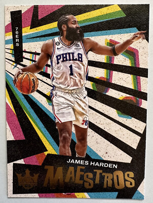 JAMES HARDEN 2022-23 Panini Court Kings Maestros Insert #9 - PHI 76ers 