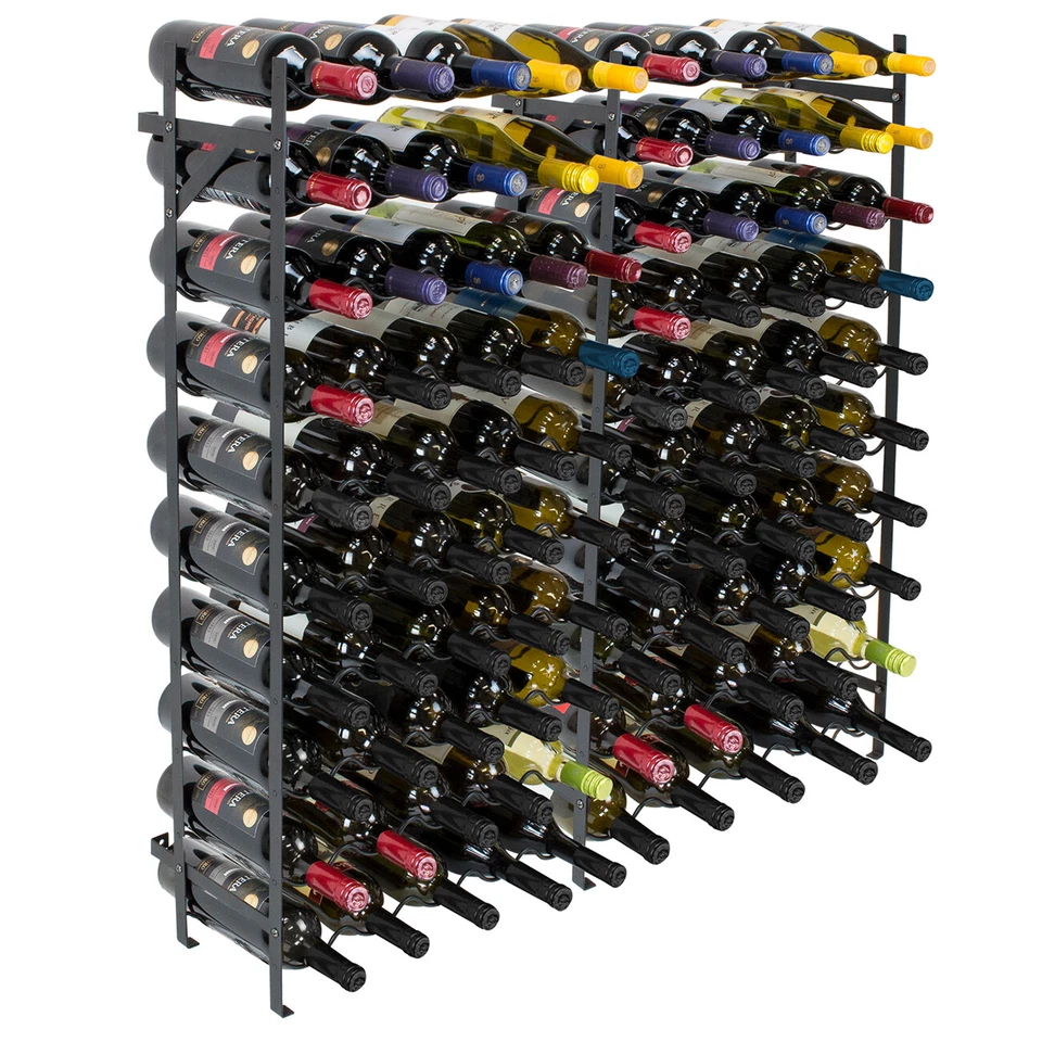 Floor Stand Wine Rack -Upto 150 Bottle Large Capacity Free Standing Wine Storage - Image 3 of 4