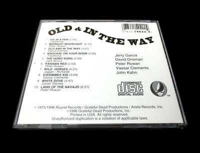 Jerry Garcia Old & In The Way CD 1973 Acoustic Live Grateful Dead 1996 GDCD40222