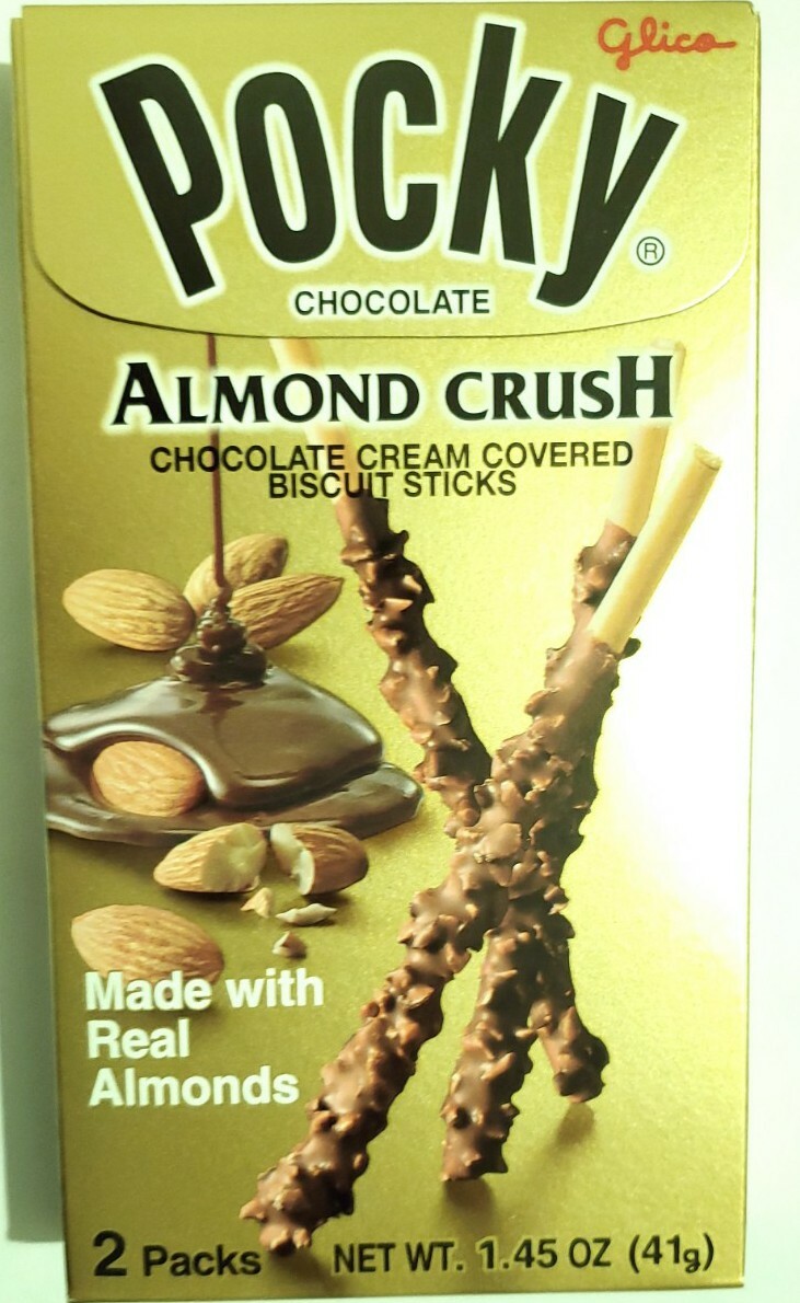 Glico Pocky Chocolate Almond Crush Covered Biscuit Sticks 1.45 oz