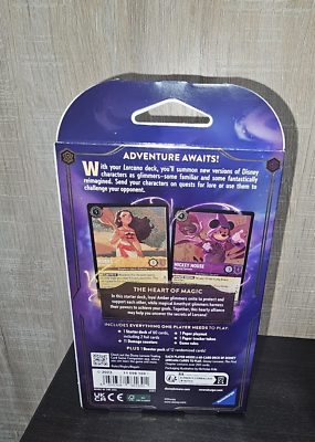 IN HAND* Disney Lorcana Starter Deck Mickey Moana The First Chapter - BRAND  NEW | eBay