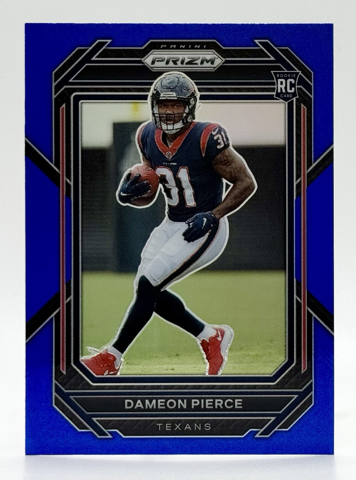 2022 Panini Prizm Blue #322 Dameon Pierce RC SSP Houston Texans