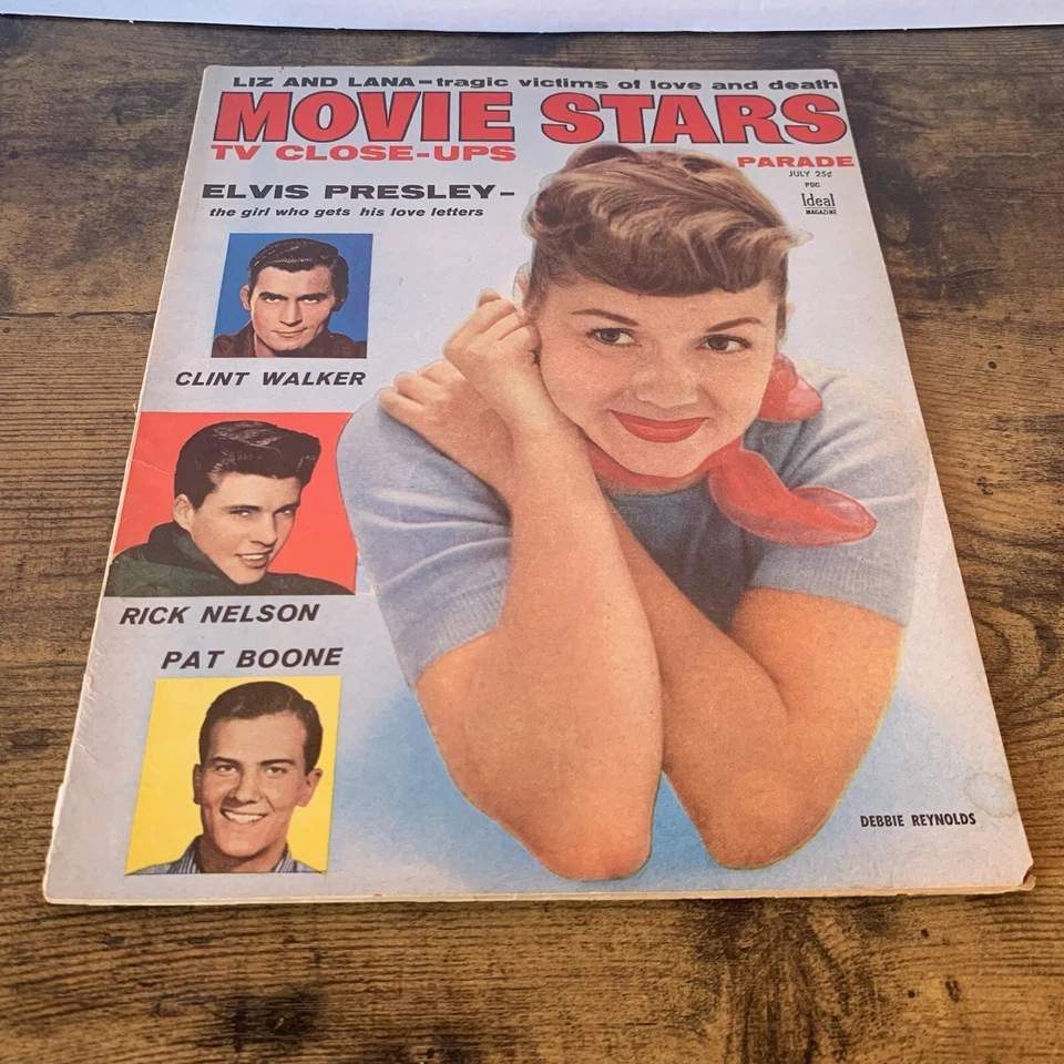 Vintage Movie Star Magazine July 1958 Elvis Presley: The Girl Who Gets His Love - Image 2 of 4