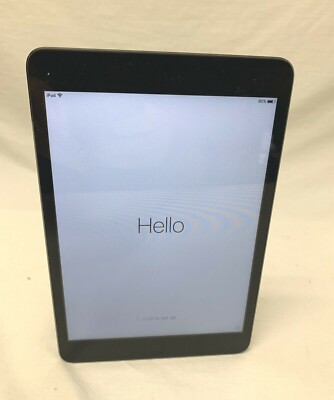 Apple iPad mini Wi-Fi (A1432) Wi-Fi Black Needs Reset Password | eBay