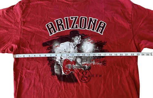 Garth Brooks Shirt Mens XL Red Black Arizona Stadium Tour Concert Band Tee - Bild 5 von 6