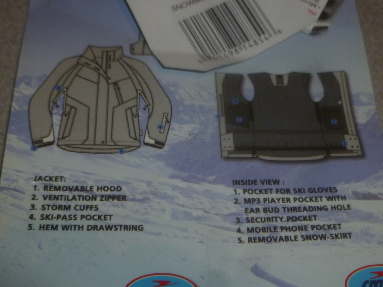 NEW CRANE SPORTS SNOWBOARD JACKET SIZE M WOMANS SKI SCOTCHGARD