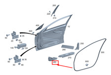 Porte avant et accessoires Mercedes 206