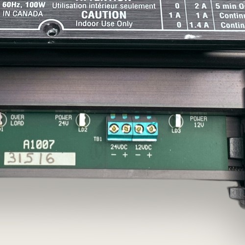 AIPHONE PS-1224C POWER SUPPLY 24V & 12V DC output Door control intecom - Picture 7 of 13