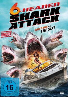 6-HEADED SHARK ATTACK (UNCUT) - AURET,BRANDON/BERAN,STEPHANIE   DVD NEU