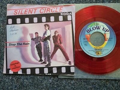 7'' Single Silent Circle - Stop the rain Germany RED VINYL