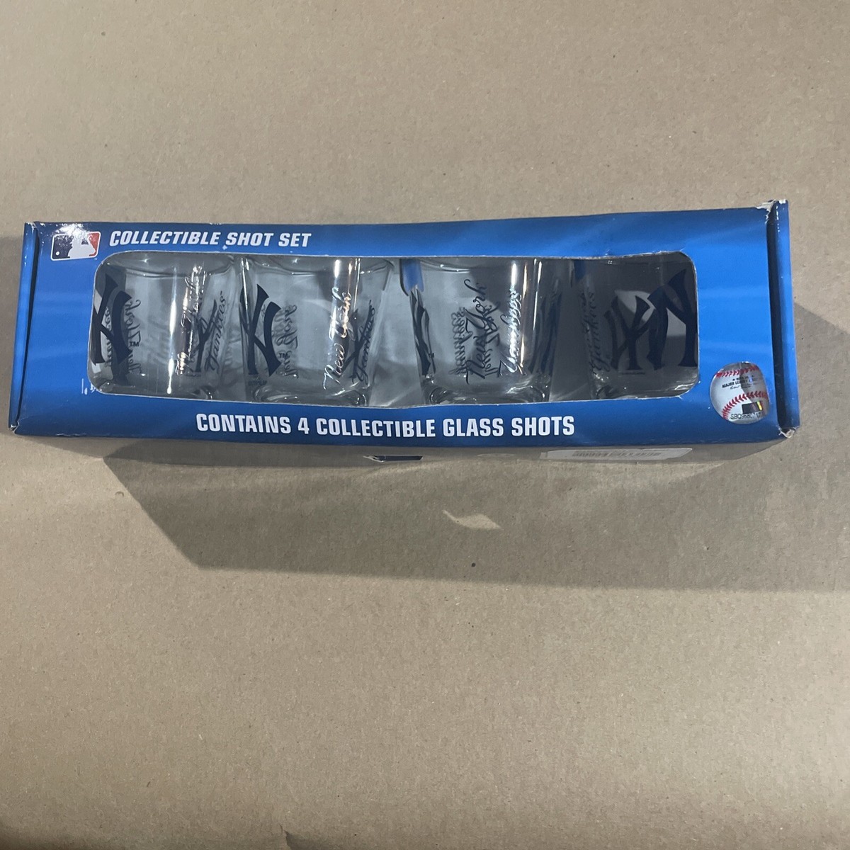 New York Yankees MLB 4 Collectible Shot Glasses | eBay