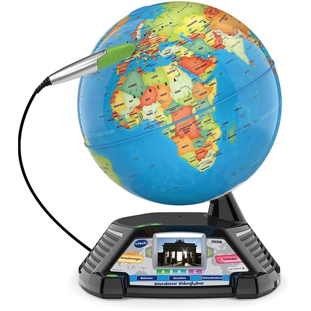 Интерактивный видеоглобус VTech от Lernglobus для демонстрации географии и викторины Массачусетского технологического института 22690₽