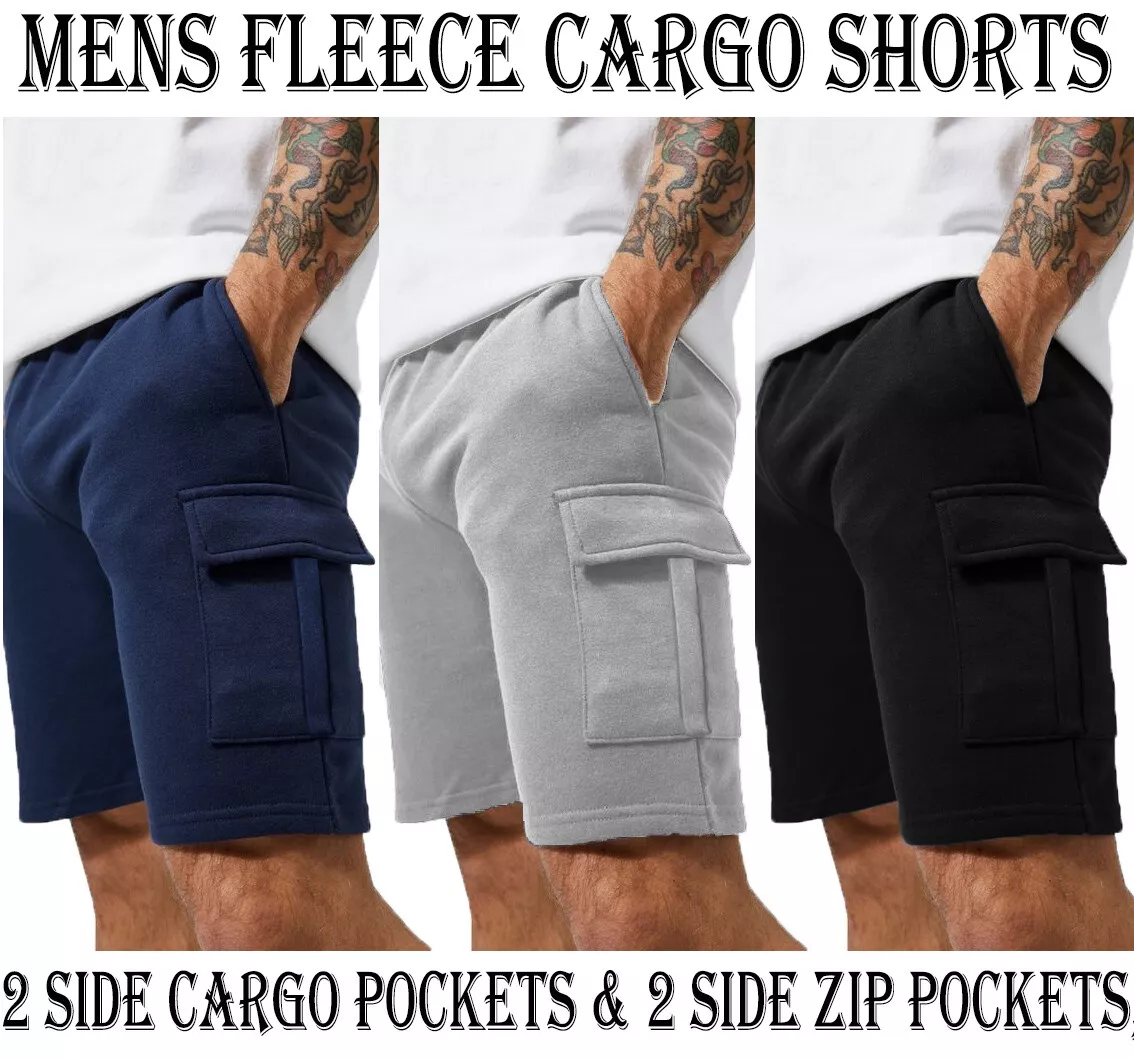 Mens cargo shorts with phone deals pocket