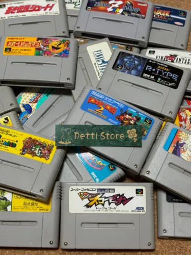 Nintendo Super Famicom Game Cartridges - Various Titles, NTSC-J from Japan