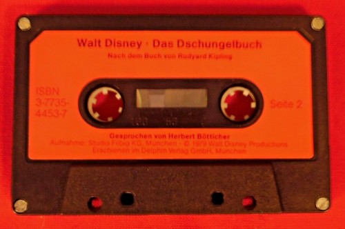 MC : Walt Disney , Das Dschungelbuch , Delphin 3-7735-4453-7 , 1979 , geschraubt - Bild 4 von 6