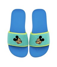 NWT-Disney Store Mickey Mouse Size M9/W11 Embroidered Unisex Adult Slides