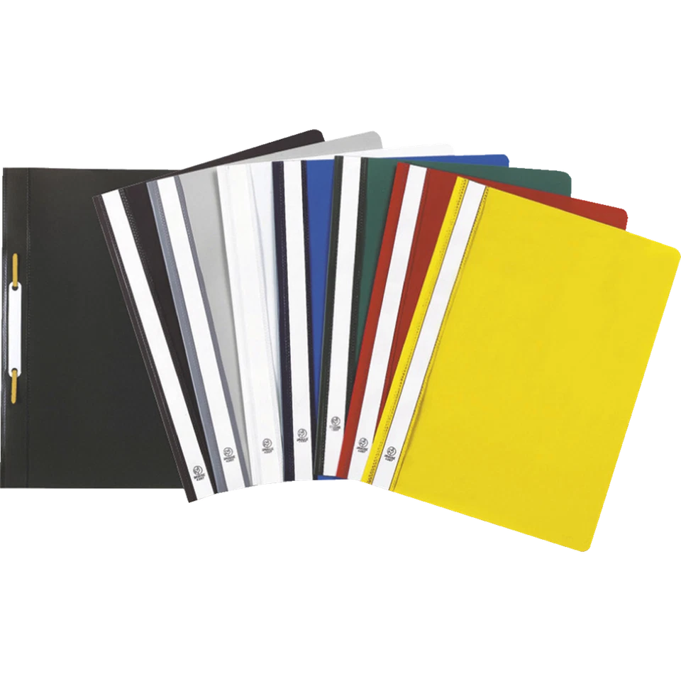 Exacompta 25x Schnellhefter A4 aus PP - große Farbauswahl