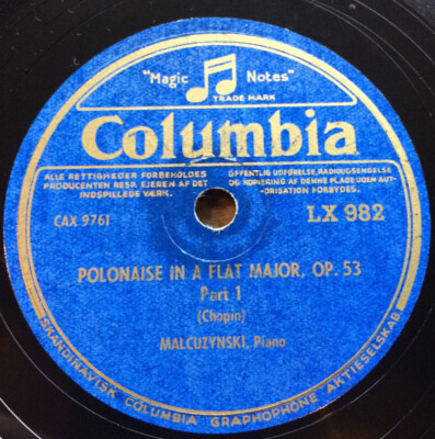 Frédéric Chopin, Witold Malcuzynsky - Polonaise In A Flat Major, Op. 53 (Shel...