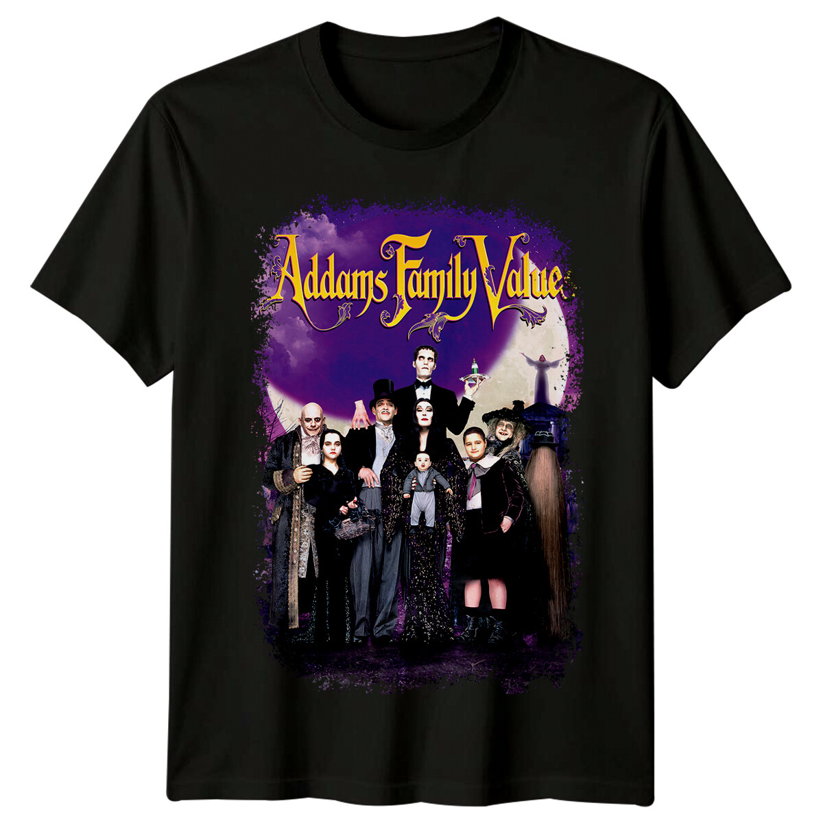 Addams Family Values (1993) Movie Poster Inspired T-Shirt Retro