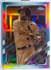 2021 Chrome [BASE] Dylan Carlson RC - #140 (Sepia Refractor) -Cardinals