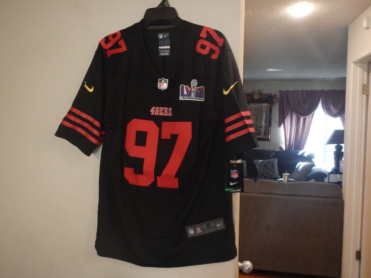 Shirt Black Nick Bosa Jersey NICHOLAS JOHN BOSA SF 49ERS BLACK