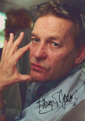 HELMUT BERGER Original Autogramm signiertes 21x29 Großbild Top Portrait selten