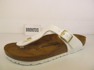 birkenstock gizeh white leather