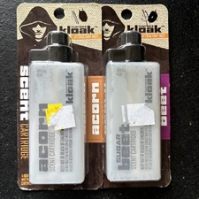 Hunters Kloak Attractant Mist Sugar Beet & Acorn Scent Cartridges New Lot of 2