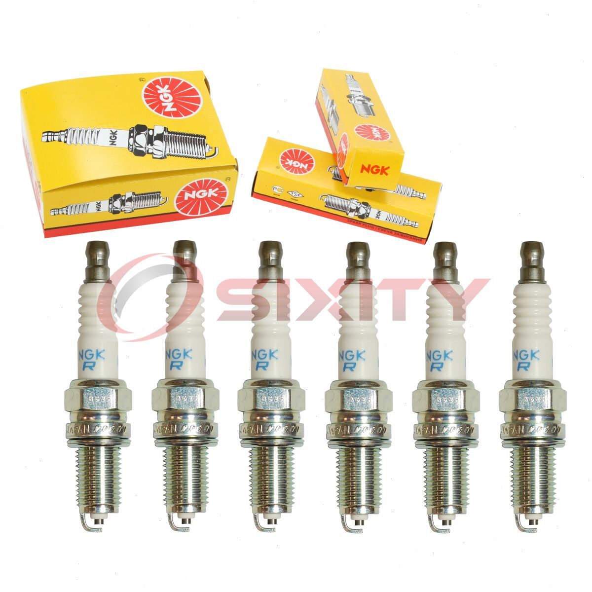 6 pc NGK 90893 KR9C-G Standard Spark Plugs for Ignition Wire Secondary  zj