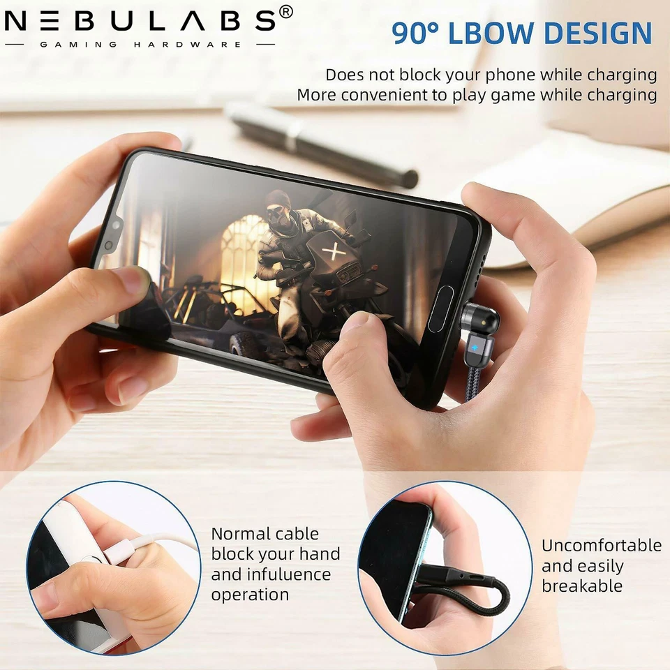 Fast Magnetic Car Charger Thunderbolt Cable Charging USB C Magnet Charge Cord - Image 3 of 4