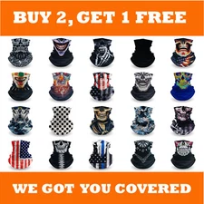1pc Neck Gaiter Bandana Face Mask Cooler UV Sun Protection Cooling Gator Shield