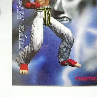 002 Kazuya Mishima TEKKEN Namco Official Collection Cards trading Videdo  Game