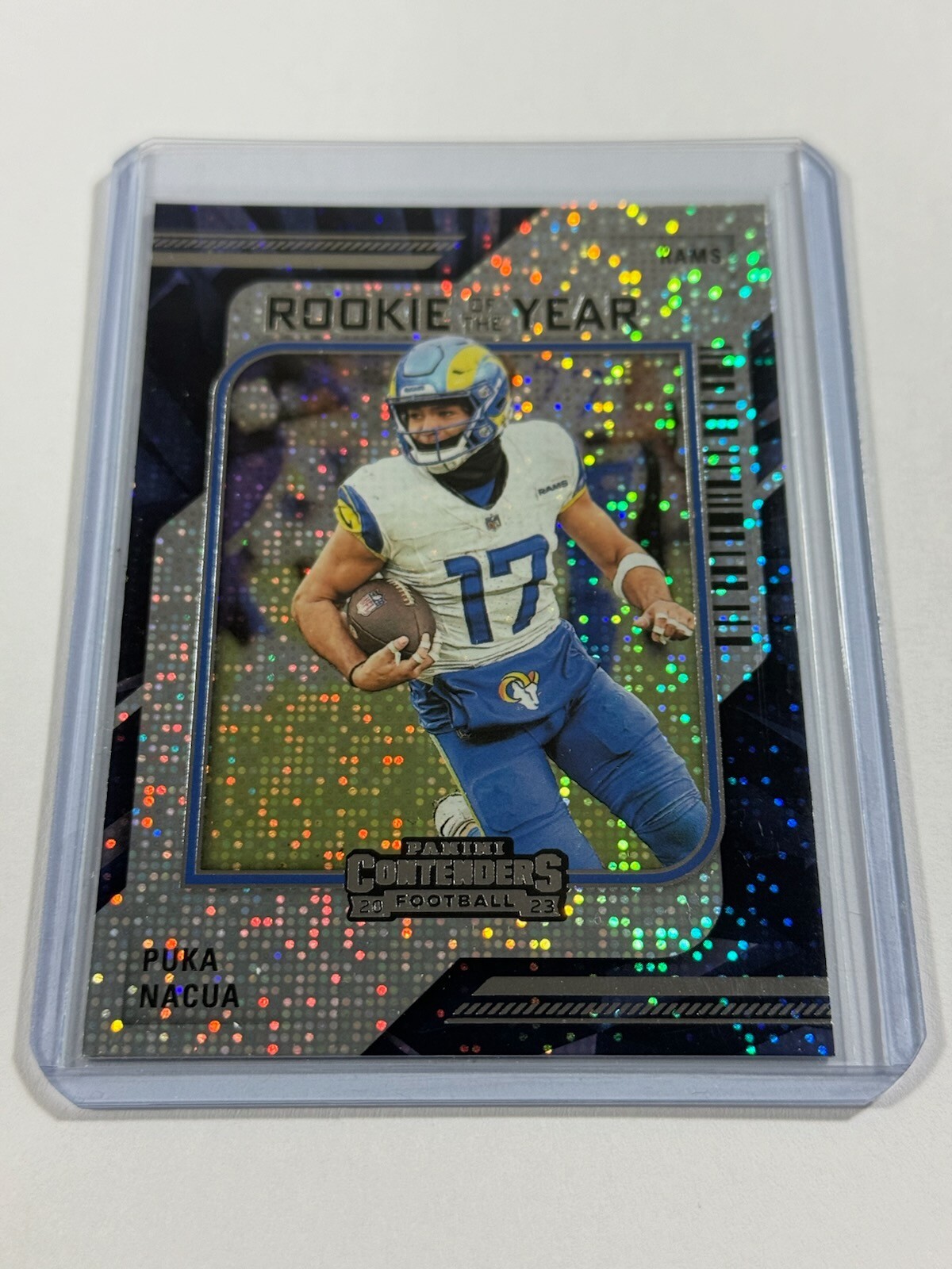 2023 Panini Contenders Puka Nacua RC Rookie of the Year Contenders #19 Rams