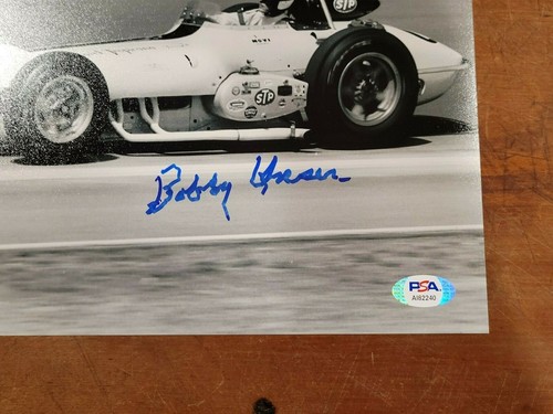 BOBBY UNSER Signed 8x10 Photo-Racing Legend-PSA Authenticated - Picture 3 of 4