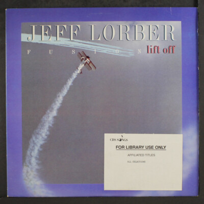 JEFF LORBER: lift off ARISTA 12'' LP 33 RPM