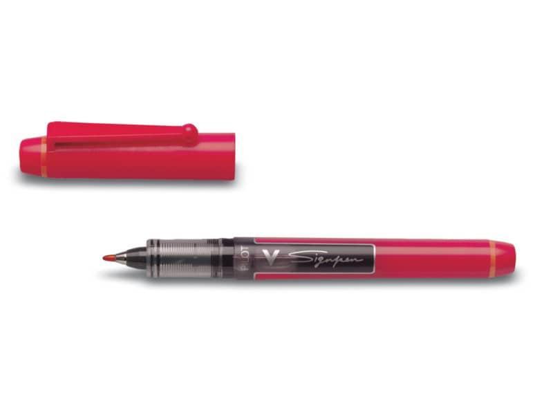 Pennarello Pilot V SIGN PEN 2 mm rosso rosso 001502
