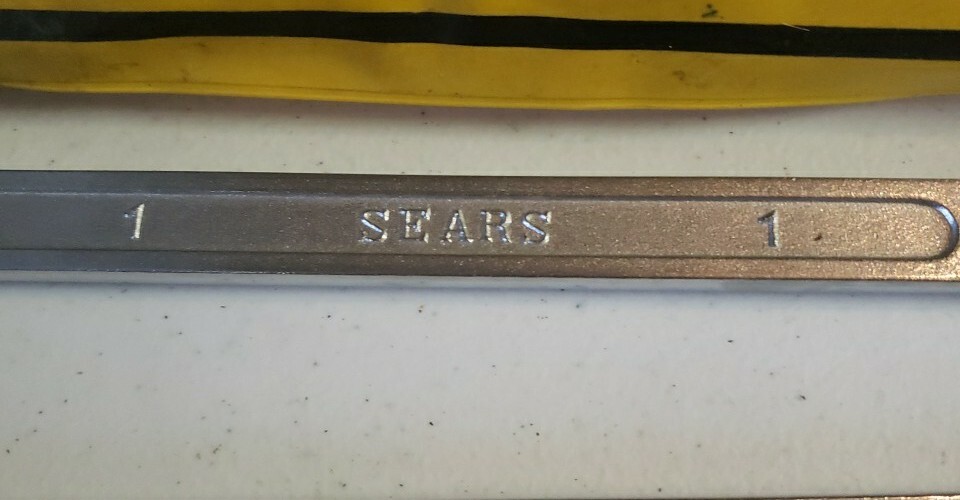 シアーズ550 VINTAGE SEARS COMBINATION WRENCH EF JAPAN 13 mm – VB