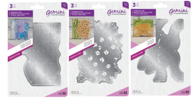 Gemini Create-A-Card Cut on Edge Christmas Thin Metal Dies, Crafter's Companion