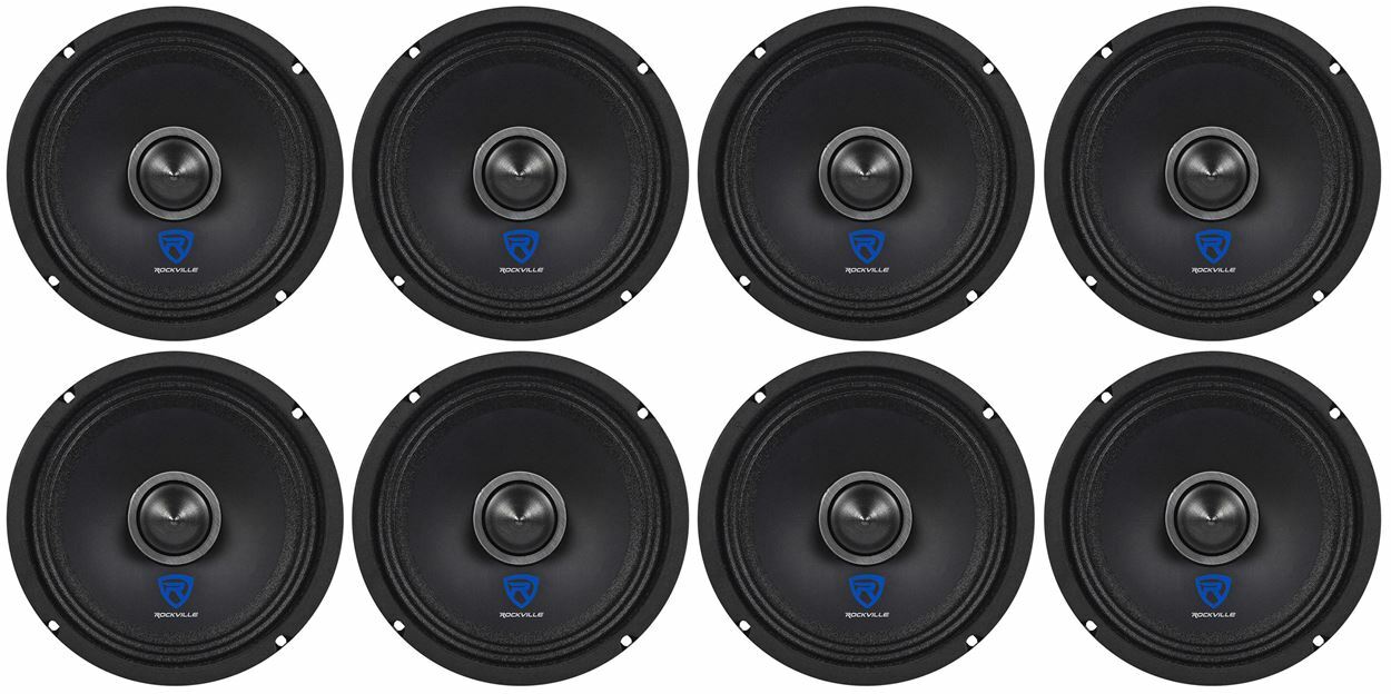 8 Автомобильные динамики среднего диапазона Rockville RXM68 65 мощностью 1200 Вт 8 Ом средние басы 32090₽