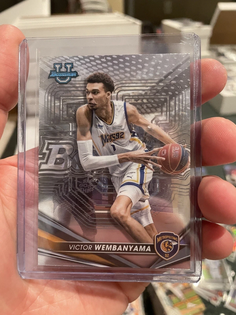 2022-23 Bowman's Best U University Victor Wembanyama #51 Base Rookie Card RC